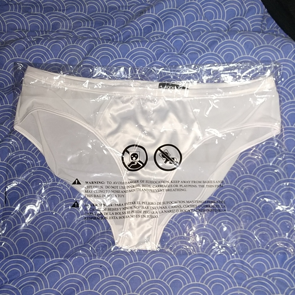White and Blue NEW panties